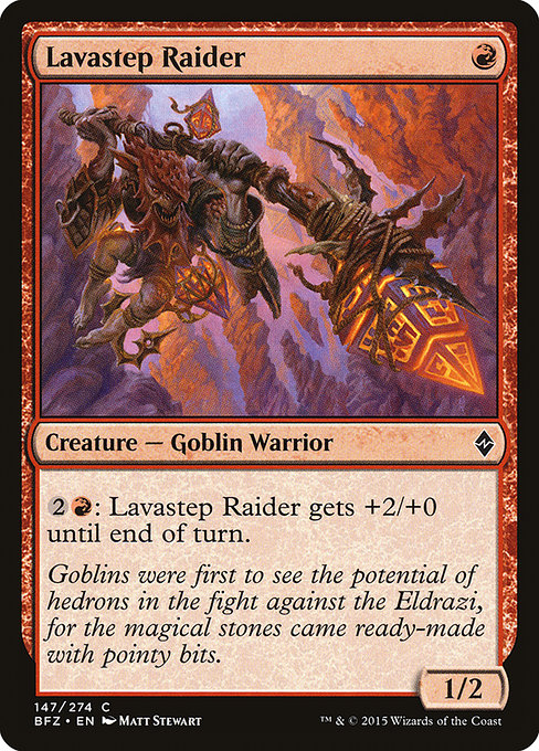 Lavastep Raider - Battle for Zendikar
