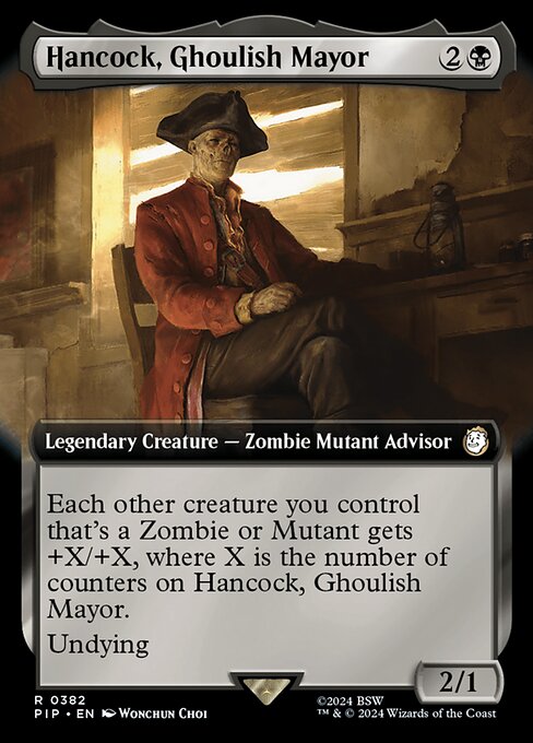 Hancock, Ghoulish Mayor - Fallout