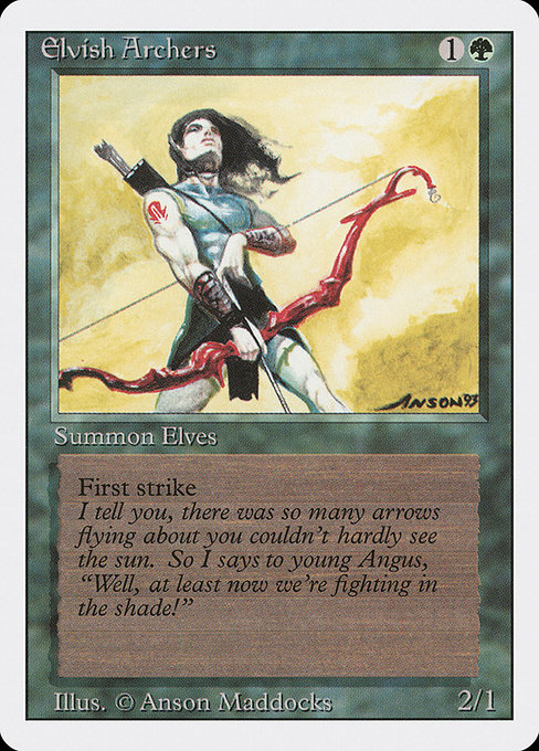 Elvish Archers - Revised Edition