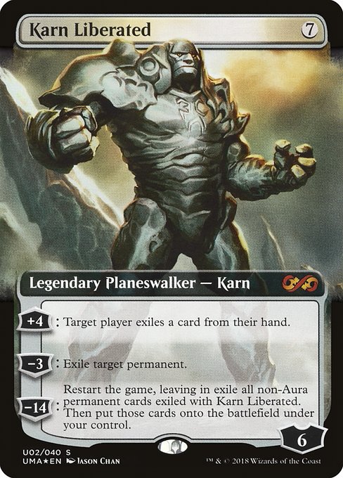 Karn Liberated - Ultimate Box Topper - Promo Foil