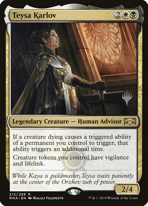 Teysa Karlov - Ravnica Allegiance Promos