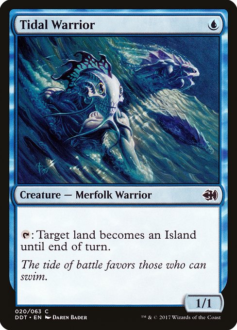 Tidal Warrior - Duel Decks: Merfolk vs. Goblins