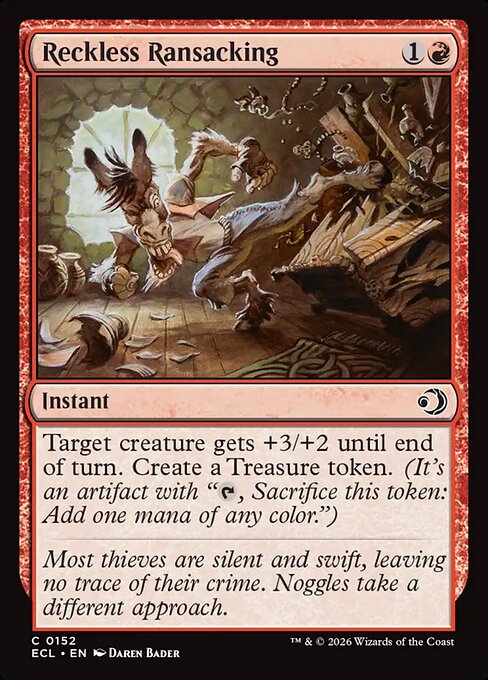 Reckless Ransacking - Lorwyn Eclipsed