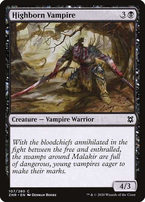 Highborn Vampire - Zendikar Rising