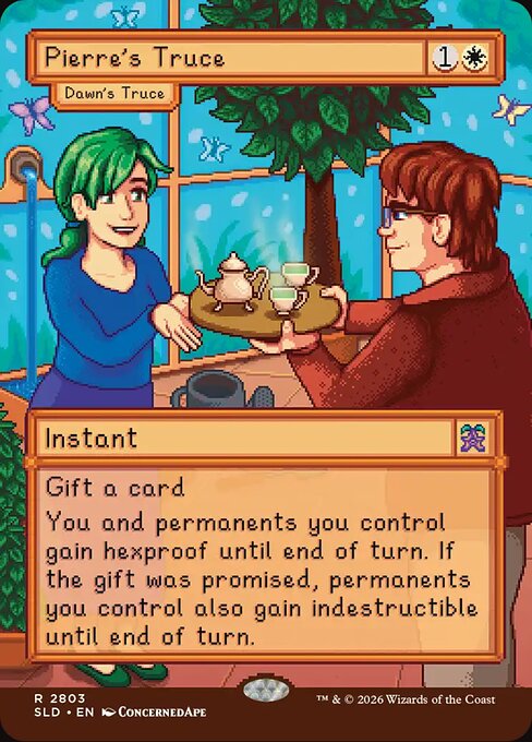 Pierre's Truce (Dawn's Truce) - Secret Lair Drop - Borderless