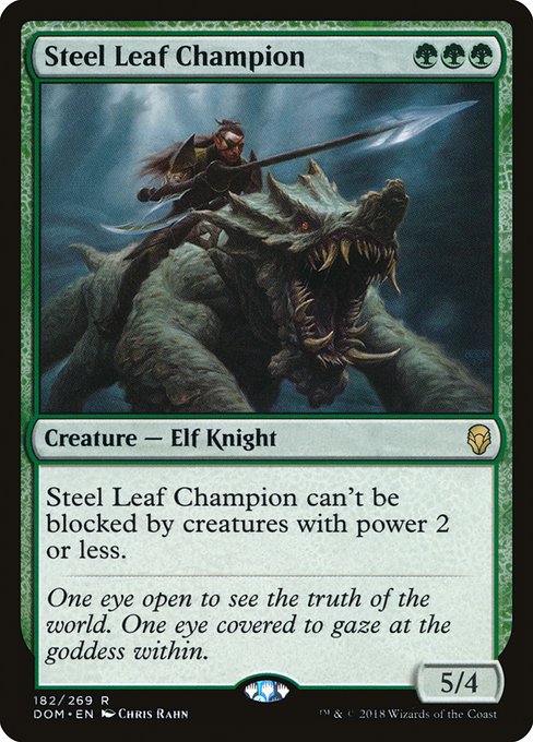 Steel Leaf Champion - Dominaria