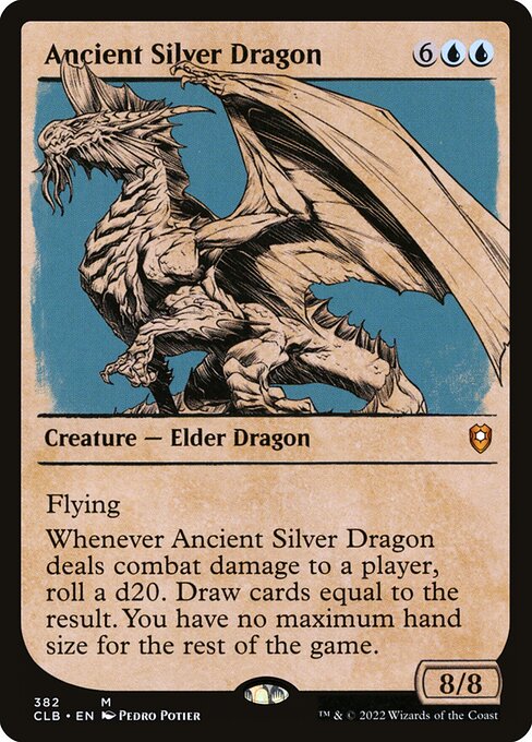 Ancient Silver Dragon - Commander Legends: Battle for Baldur's Gate