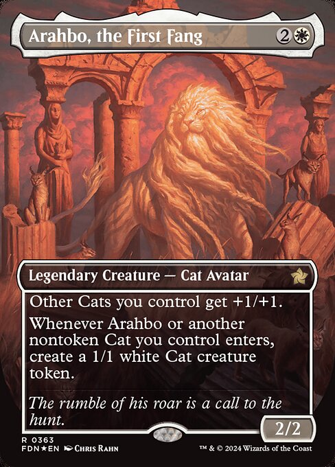 Arahbo, the First Fang - Foundations - Promo Foil