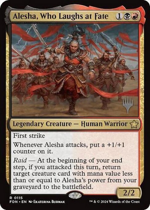 Alesha, Who Laughs at Fate - Foundations Promos