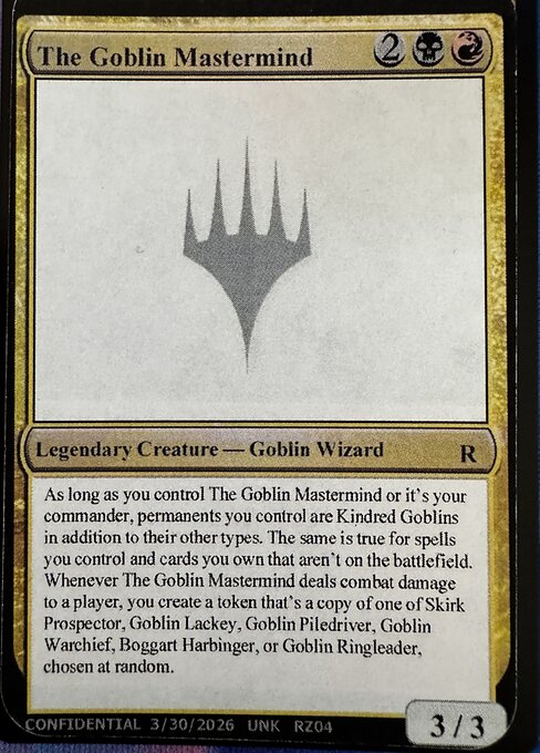 The Goblin Mastermind - Unknown Event