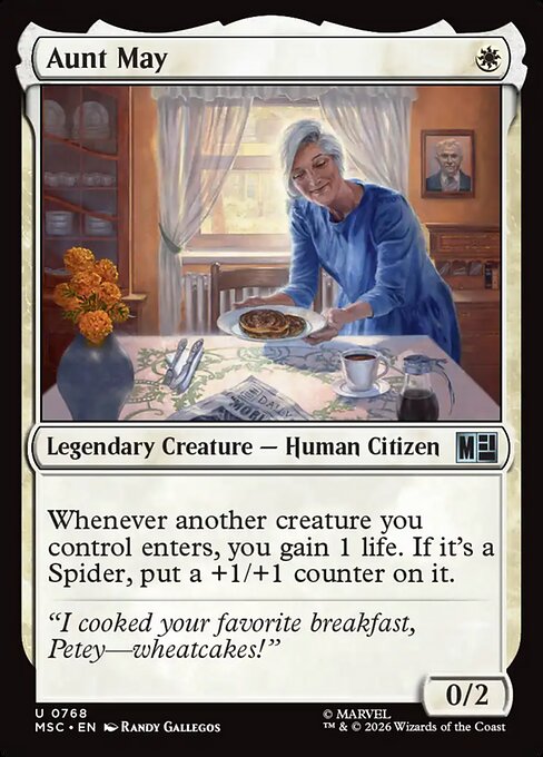 Aunt May - Marvel Super Heroes Commander