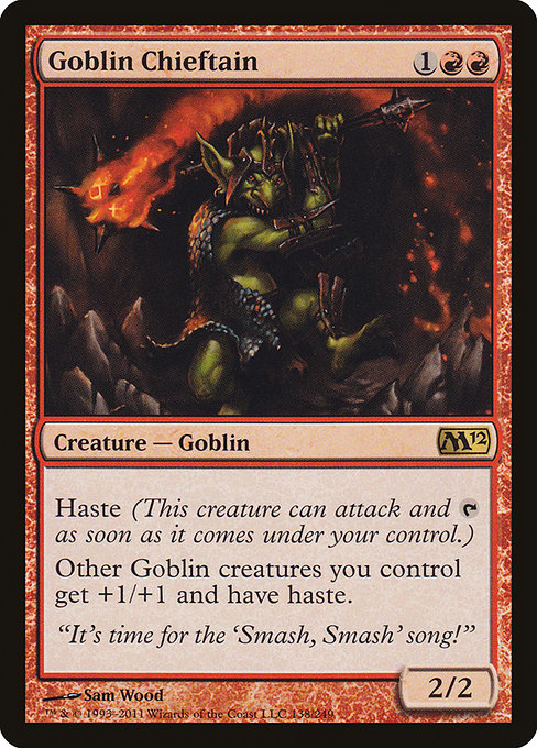 Goblin Chieftain - Magic 2012