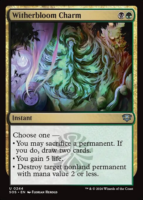 Witherbloom Charm - Secrets of Strixhaven