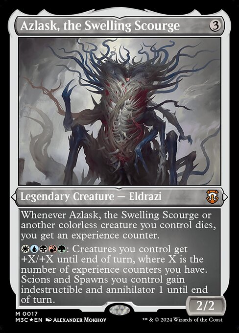 Azlask, the Swelling Scourge - Modern Horizons 3 Commander - Etched Foil