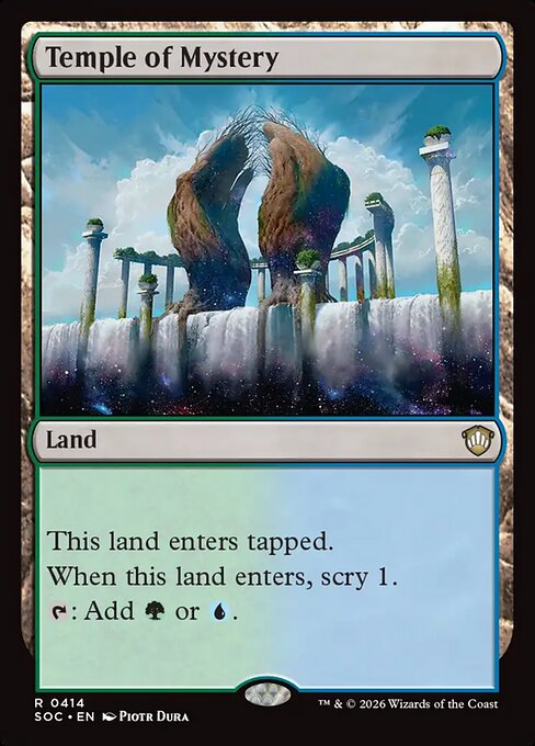 Temple of Mystery - Secrets of Strixhaven Commander