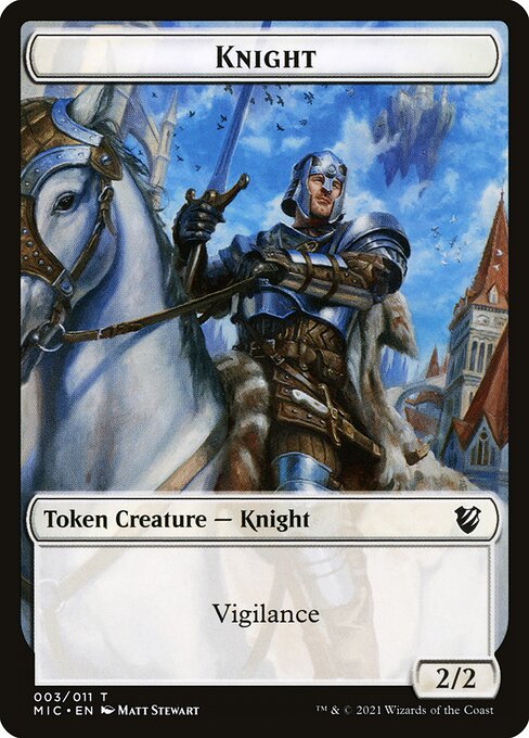 Knight - Midnight Hunt Commander Tokens