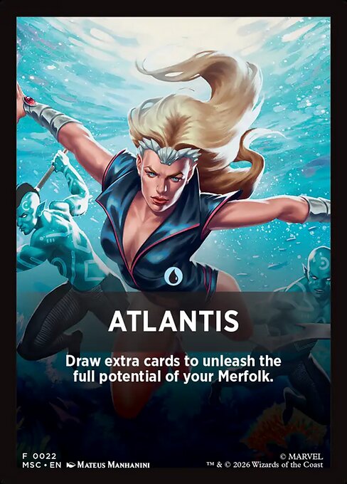 Atlantis - Marvel Super Heroes Jumpstart Front Cards