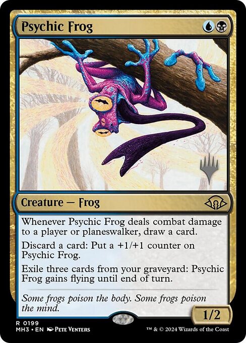 Psychic Frog - Modern Horizons 3 Promos