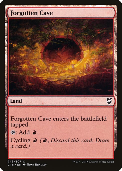 Forgotten Cave - Commander 2018