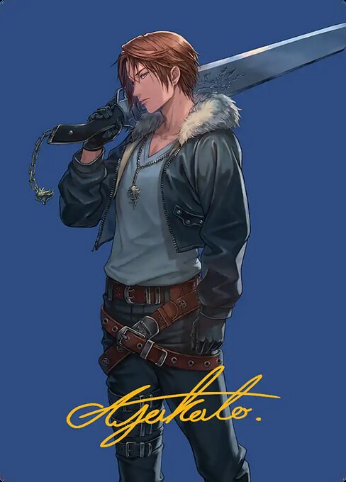 スコール　プロモ Squall, Seed Mercenary Squall, SeeD Mercenary · Final Fantasy (FIN) #402 · Scryfall