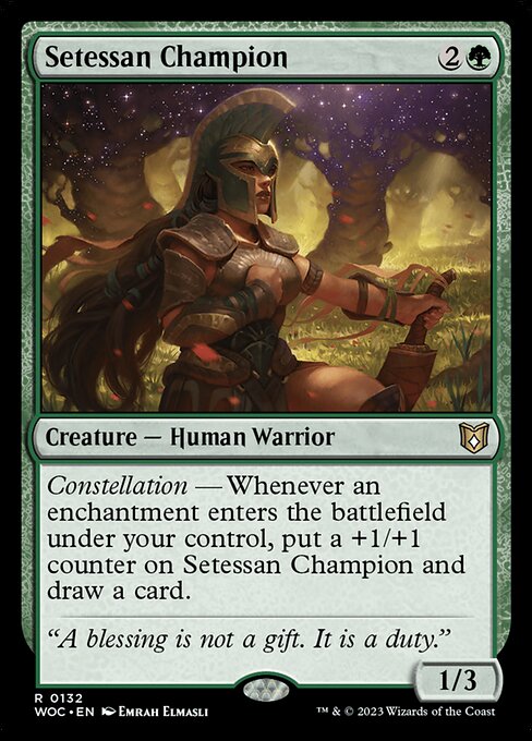 Setessan Champion - Wilds of Eldraine Commander