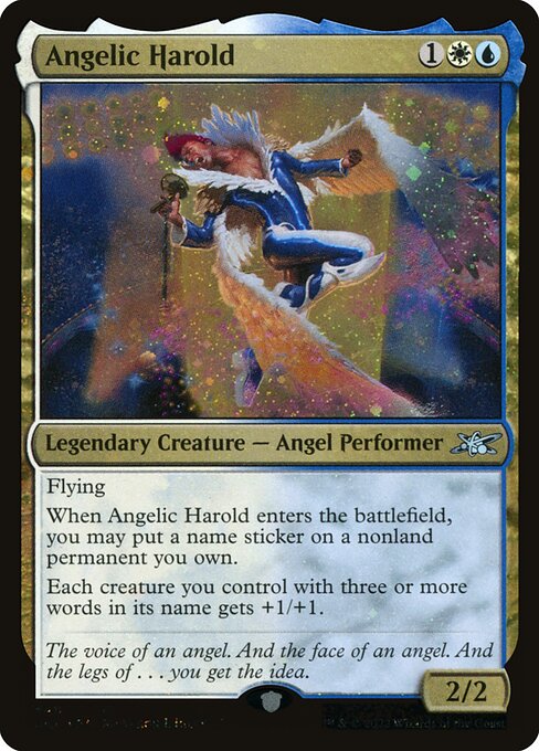 Angelic Harold - Unfinity - Galaxy Foil