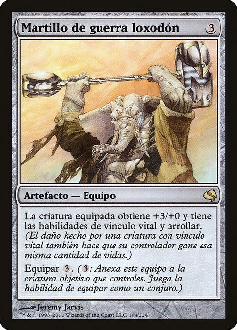 Martillo de guerra loxodón (Loxodon Warhammer) - Salvat 2011