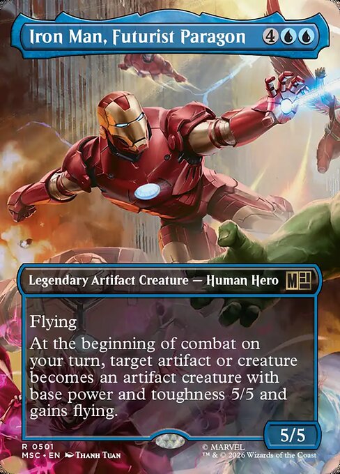 Iron Man, Futurist Paragon - Marvel Super Heroes Commander - Borderless