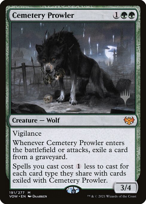 Cemetery Prowler - Innistrad: Crimson Vow Promos