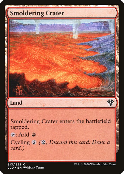 Smoldering Crater - Commander 2020