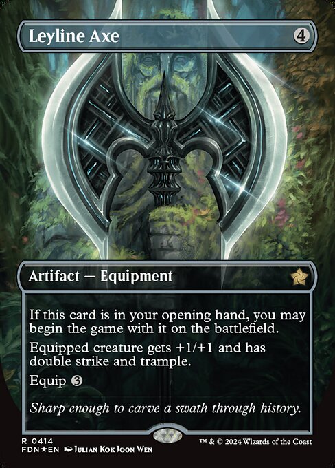 Leyline Axe - Foundations - Promo Foil