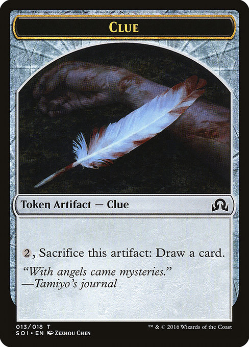 Clue - Shadows over Innistrad Tokens