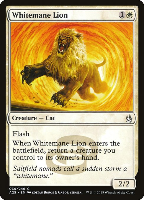 Whitemane Lion - Masters 25