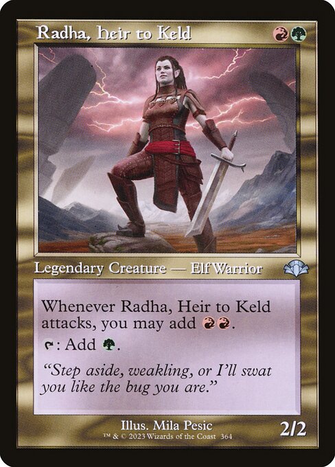 Radha, Heir to Keld - Dominaria Remastered