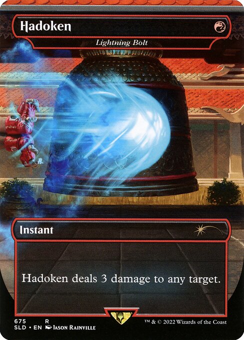 Hadoken (Lightning Bolt) - Secret Lair Drop