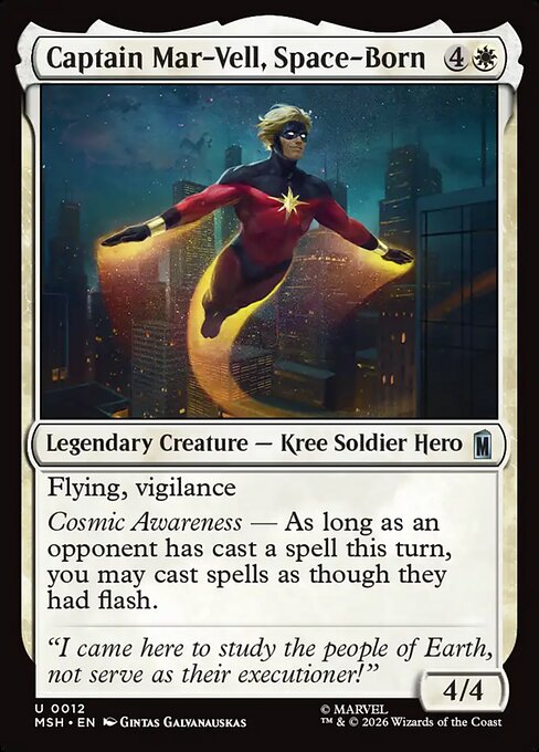Captain Mar-Vell, Space-Born - Marvel Super Heroes