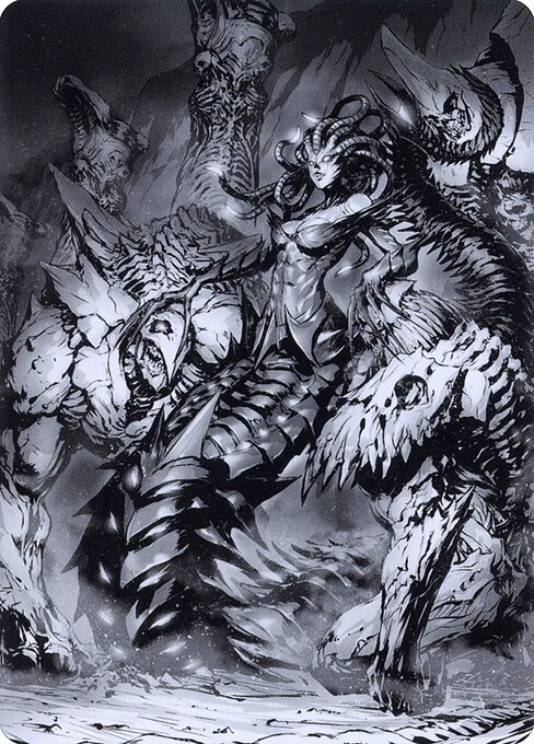 Vraska, Betrayal's Sting - Phyrexia: All Will Be One Art Series