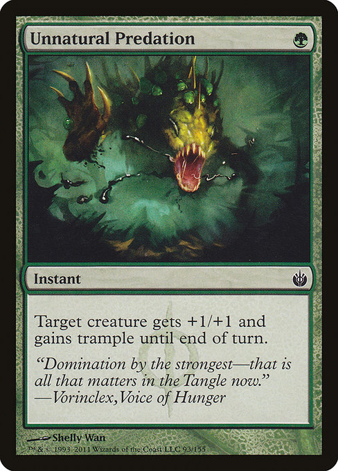 Unnatural Predation - Mirrodin Besieged