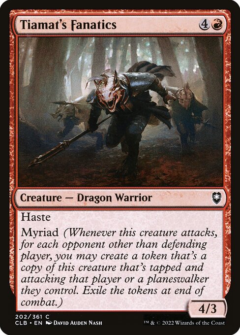 Tiamat's Fanatics - Commander Legends: Battle for Baldur's Gate