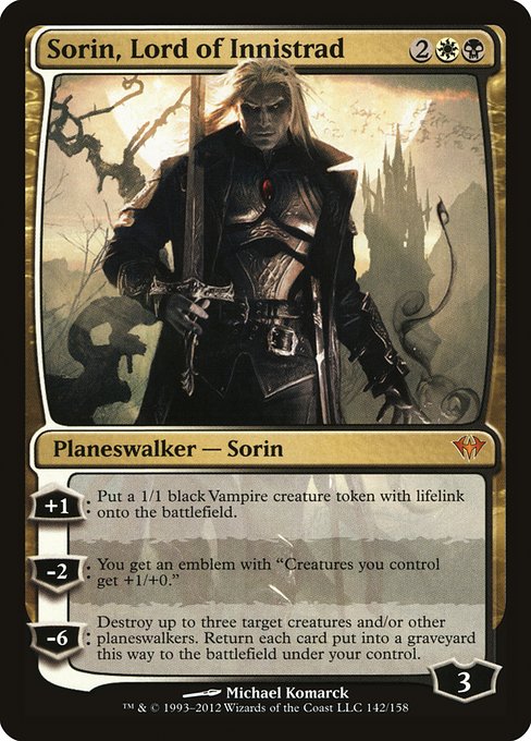 Sorin, Lord of Innistrad - Dark Ascension