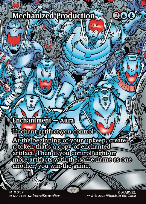 Mechanized Production - Marvel Universe - Borderless