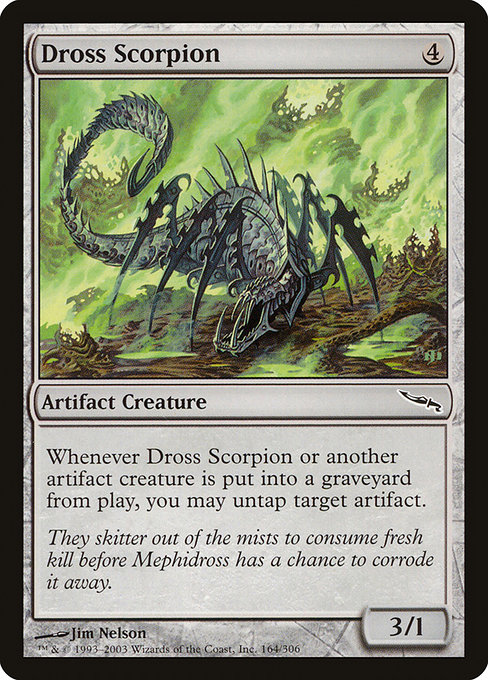 Dross Scorpion - Mirrodin