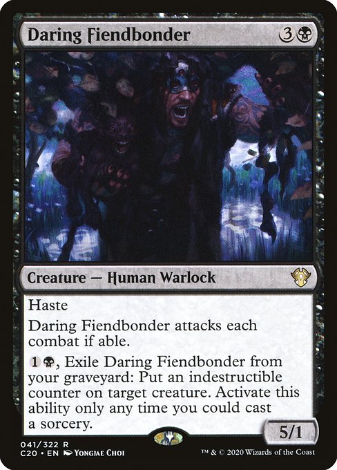 Daring Fiendbonder - Commander 2020