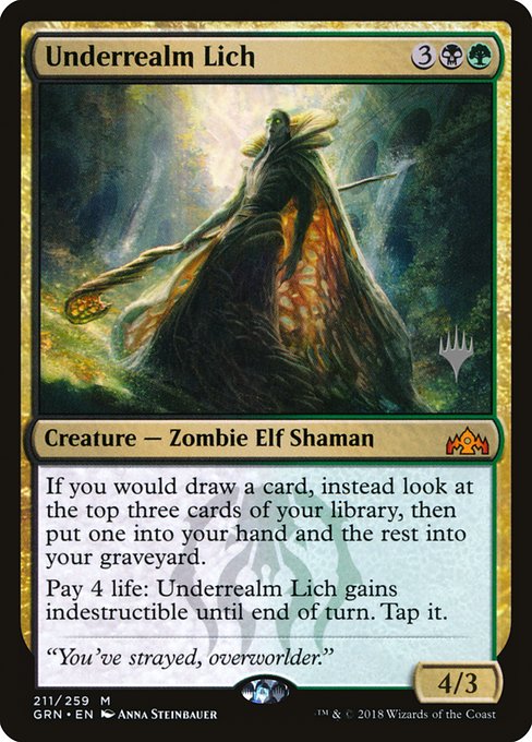 Underrealm Lich - Guilds of Ravnica Promos