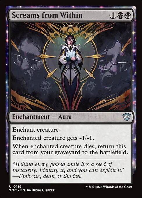 Screams from Within - Secrets of Strixhaven Commander