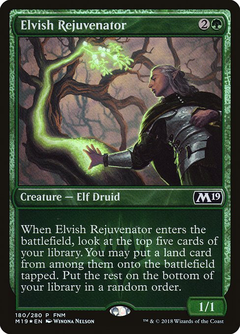 Elvish Rejuvenator - Core Set 2019 Promos - Promo Foil