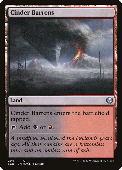 Cinder Barrens - Starter Commander Decks