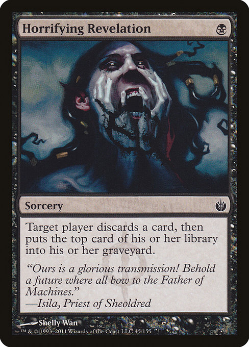 Horrifying Revelation - Mirrodin Besieged