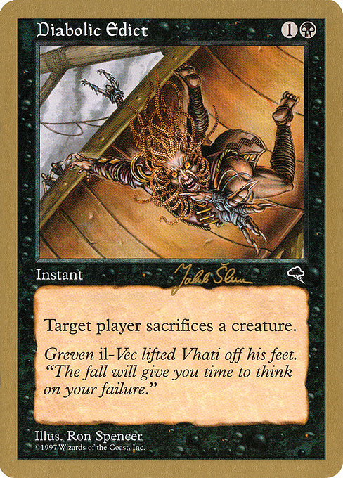 Diabolic Edict - World Championship Decks 1999