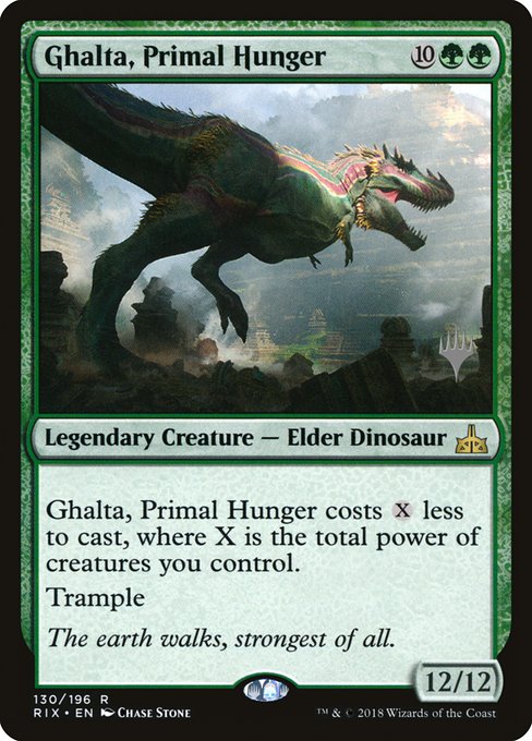 Ghalta, Primal Hunger - Rivals of Ixalan Promos